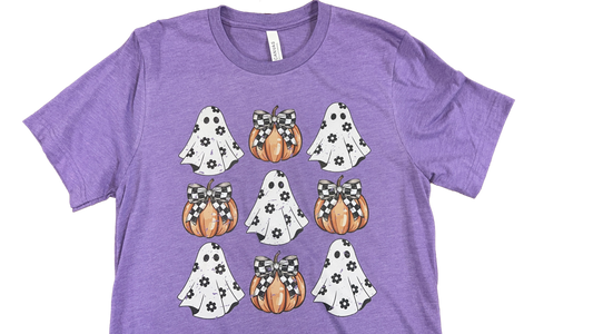 Pumpkin, Ghosts and Bows Oh My T-Shirt